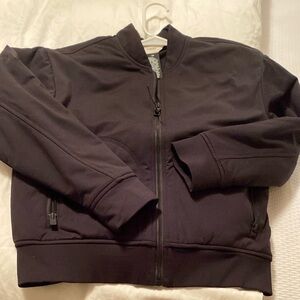 Vuori Black Zip-Up Bomber Jacket XXS